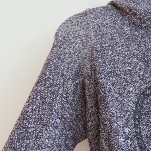 JENI MACK BC Kermode Kangaroo Hoodie Sweatshirt Dreamcatcher Heathered Purple XS - Picture 8 of 15